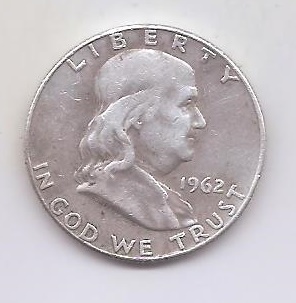 ESTADOS UNIDOS DEL AÑO 1962 DE 1/2 DOLAR